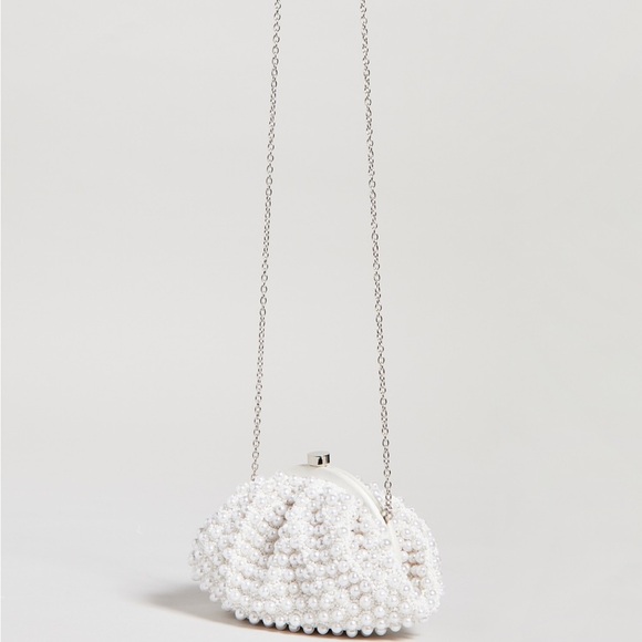 👰‍♀️NWT Santi Imitation Pearl Clutch - Picture 3 of 7